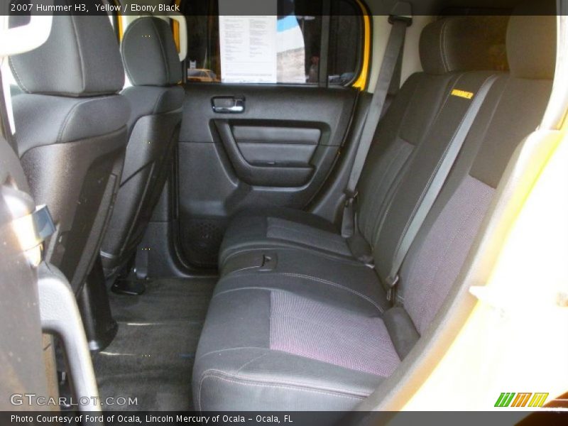 Yellow / Ebony Black 2007 Hummer H3