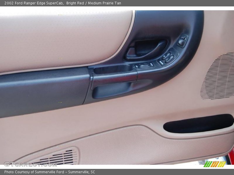 Bright Red / Medium Prairie Tan 2002 Ford Ranger Edge SuperCab