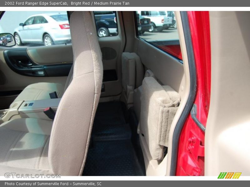 Bright Red / Medium Prairie Tan 2002 Ford Ranger Edge SuperCab