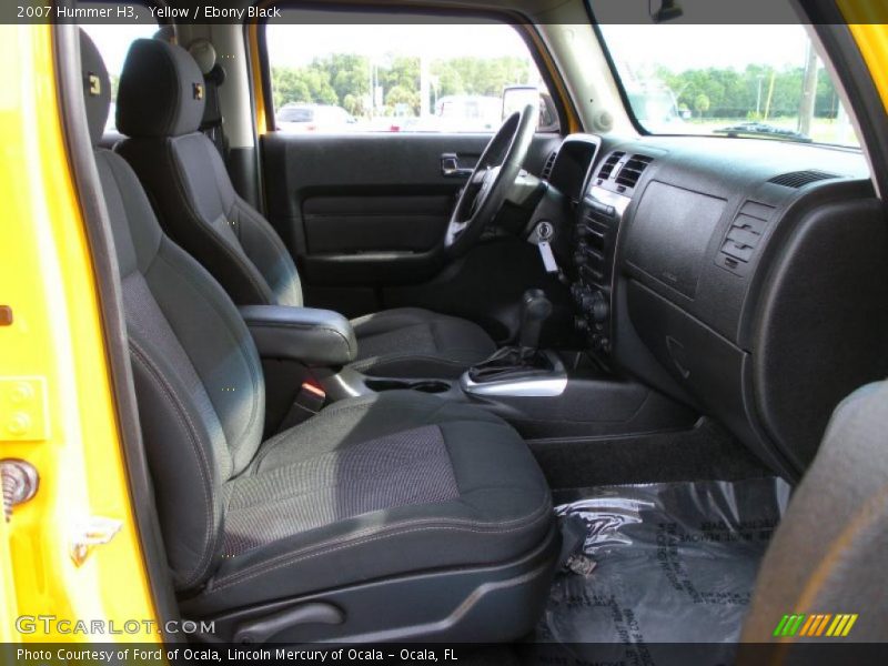 Yellow / Ebony Black 2007 Hummer H3