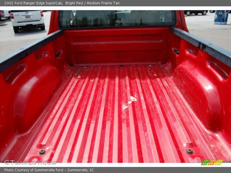 Bright Red / Medium Prairie Tan 2002 Ford Ranger Edge SuperCab
