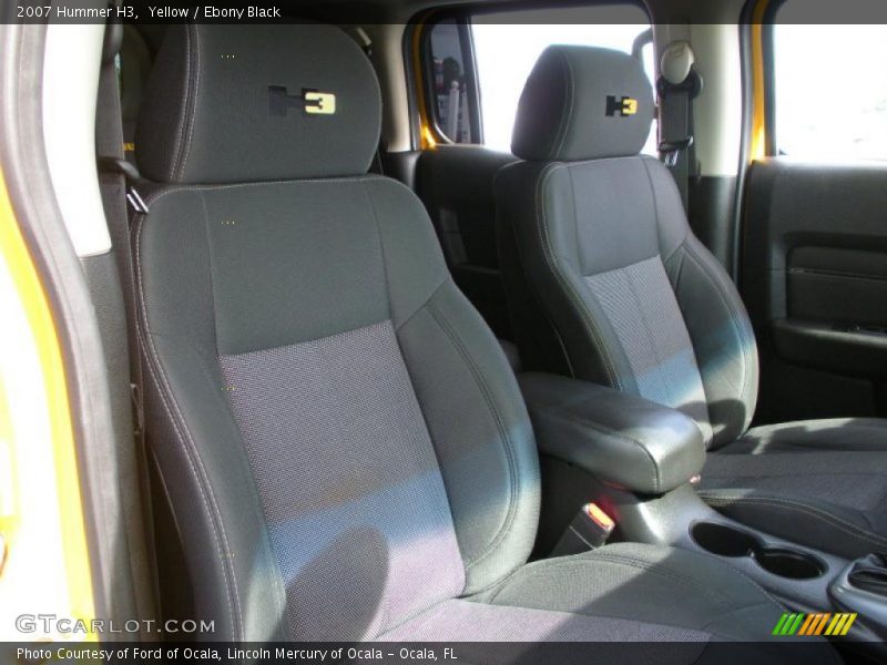 Yellow / Ebony Black 2007 Hummer H3