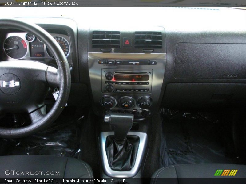 Yellow / Ebony Black 2007 Hummer H3