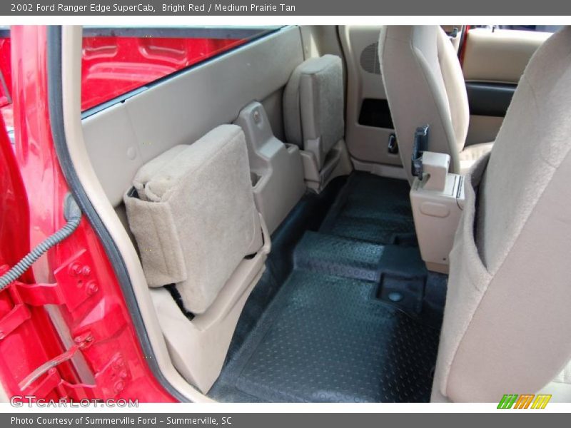 Bright Red / Medium Prairie Tan 2002 Ford Ranger Edge SuperCab