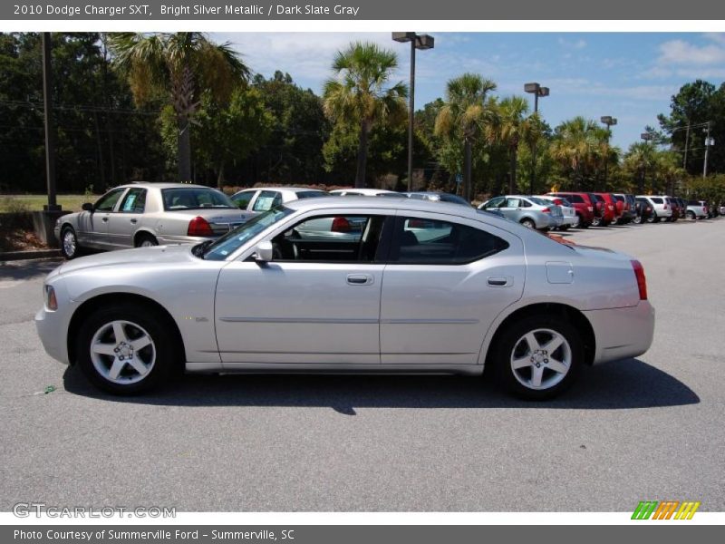 Bright Silver Metallic / Dark Slate Gray 2010 Dodge Charger SXT