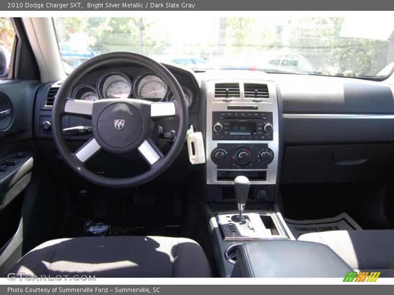 Bright Silver Metallic / Dark Slate Gray 2010 Dodge Charger SXT