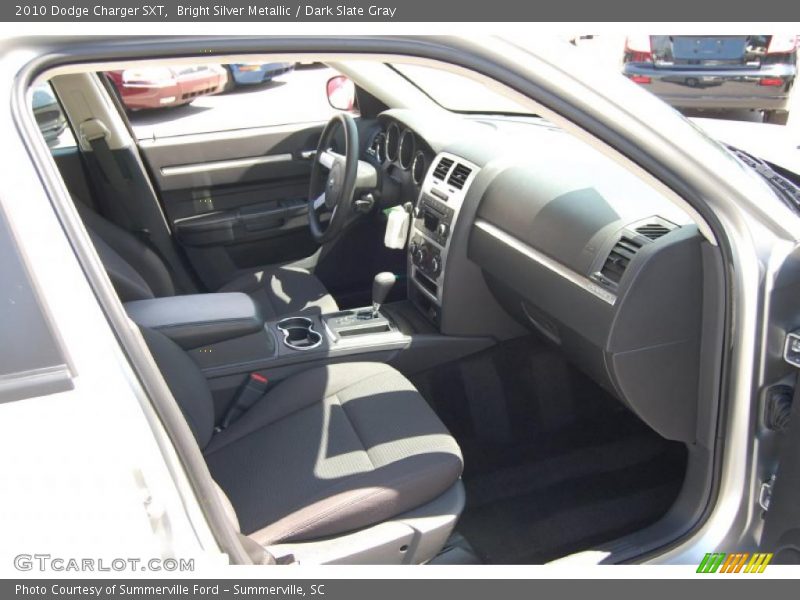 Bright Silver Metallic / Dark Slate Gray 2010 Dodge Charger SXT