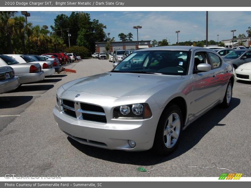 Bright Silver Metallic / Dark Slate Gray 2010 Dodge Charger SXT