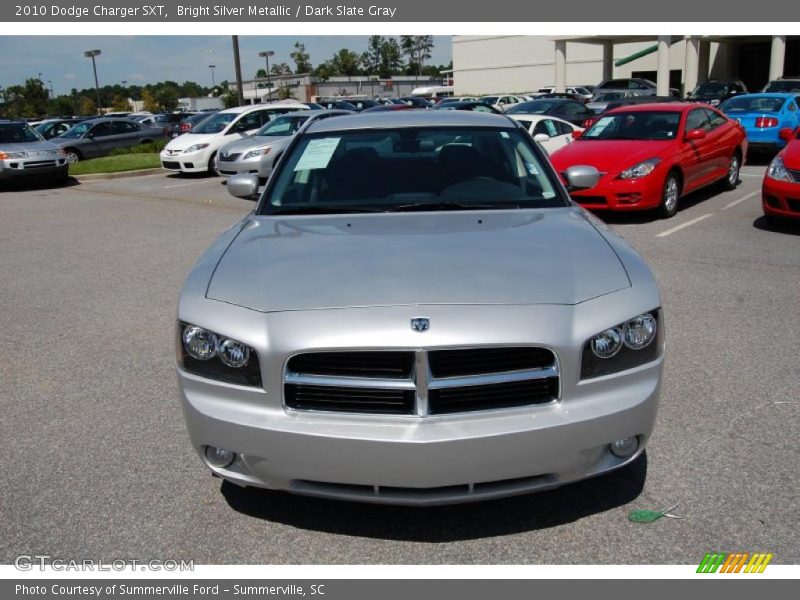 Bright Silver Metallic / Dark Slate Gray 2010 Dodge Charger SXT