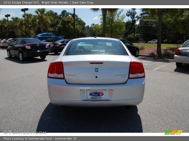 Bright Silver Metallic / Dark Slate Gray 2010 Dodge Charger SXT