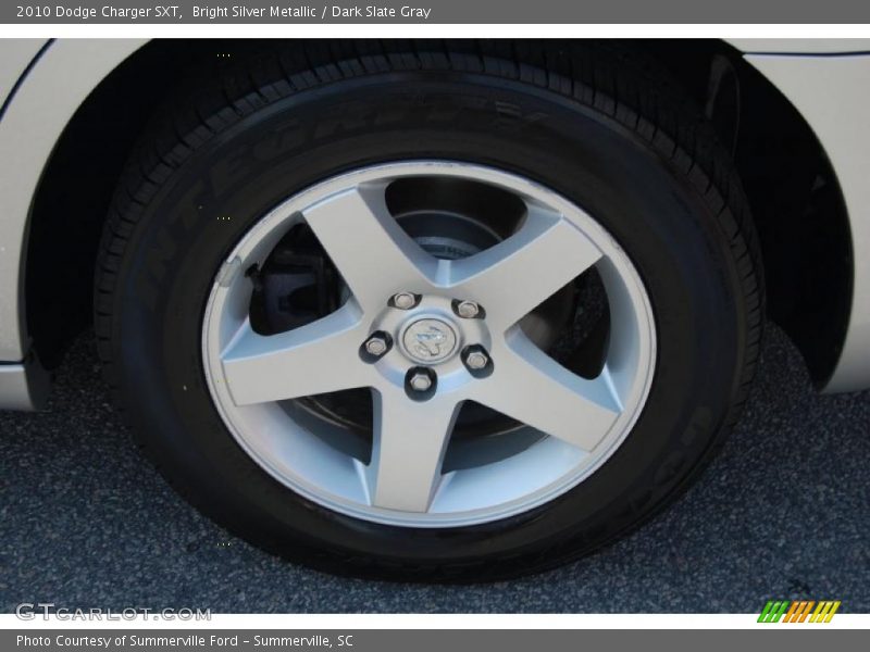 Bright Silver Metallic / Dark Slate Gray 2010 Dodge Charger SXT