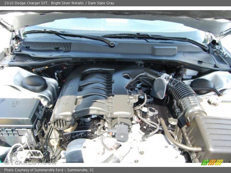 Bright Silver Metallic / Dark Slate Gray 2010 Dodge Charger SXT