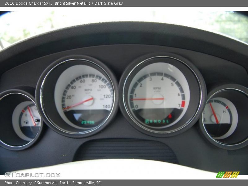 Bright Silver Metallic / Dark Slate Gray 2010 Dodge Charger SXT