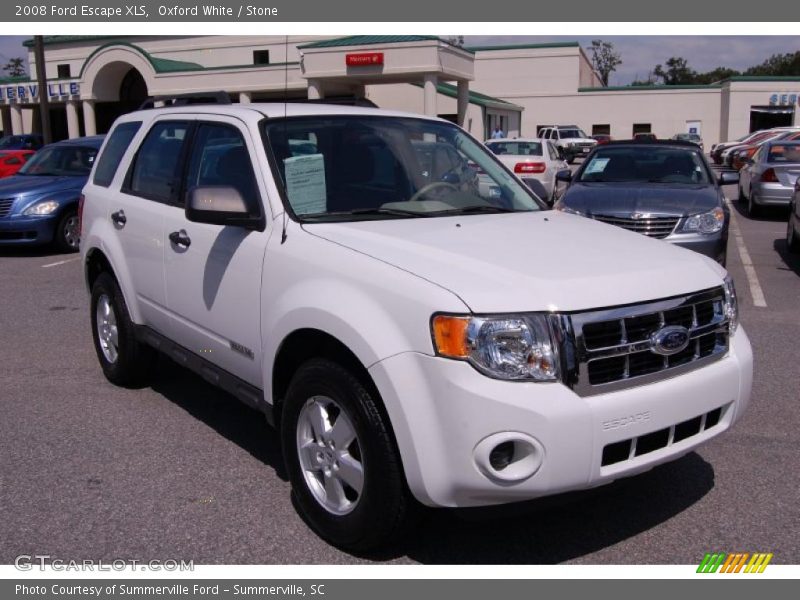Oxford White / Stone 2008 Ford Escape XLS