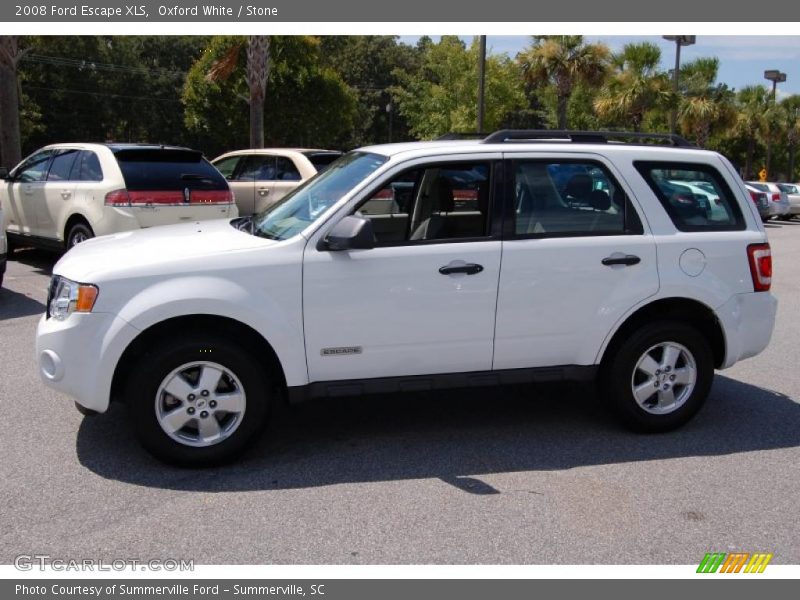 Oxford White / Stone 2008 Ford Escape XLS
