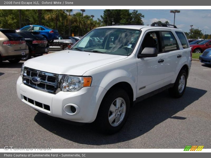 Oxford White / Stone 2008 Ford Escape XLS