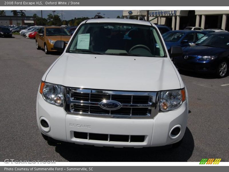 Oxford White / Stone 2008 Ford Escape XLS