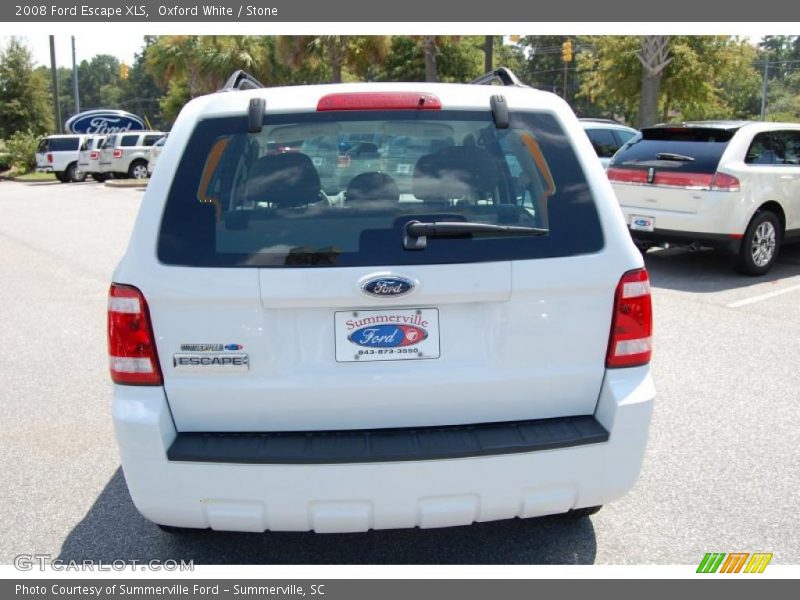 Oxford White / Stone 2008 Ford Escape XLS