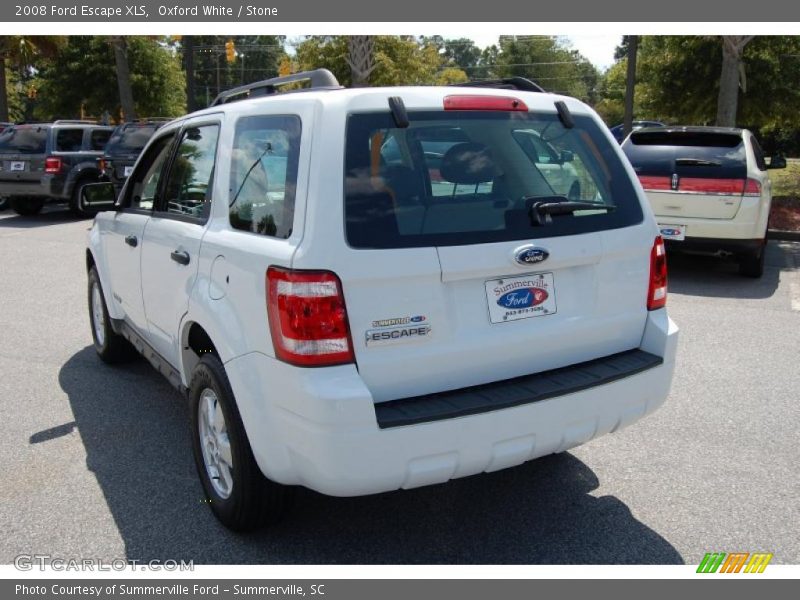 Oxford White / Stone 2008 Ford Escape XLS