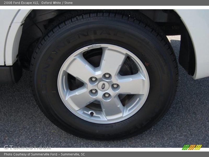Oxford White / Stone 2008 Ford Escape XLS