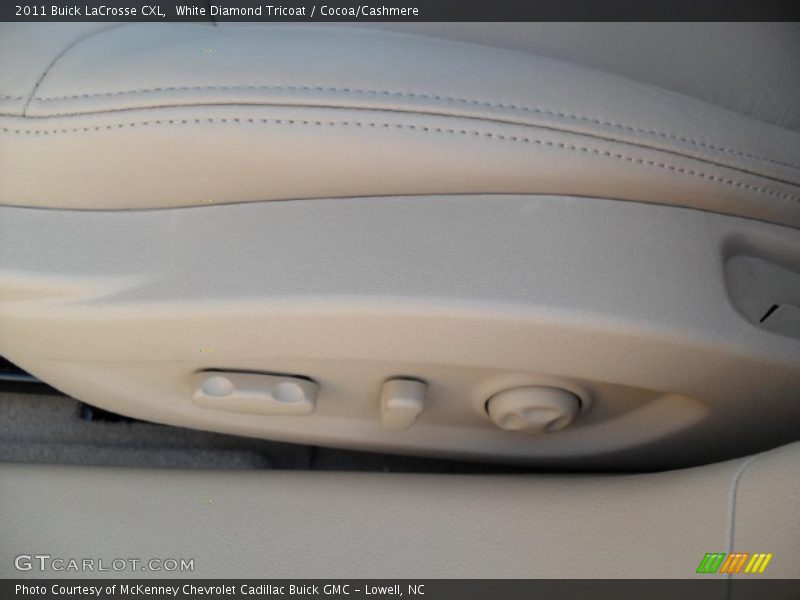 White Diamond Tricoat / Cocoa/Cashmere 2011 Buick LaCrosse CXL