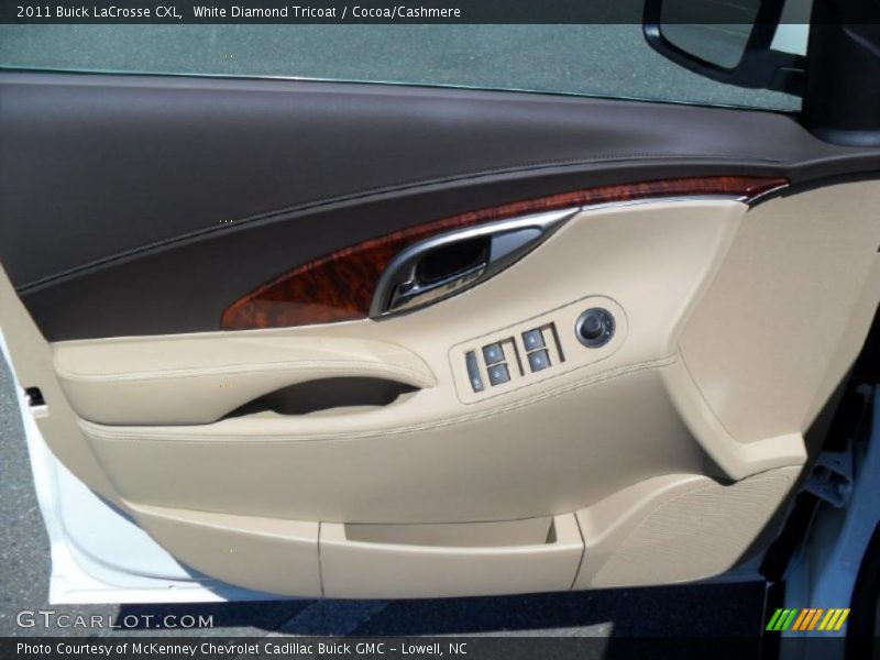 White Diamond Tricoat / Cocoa/Cashmere 2011 Buick LaCrosse CXL