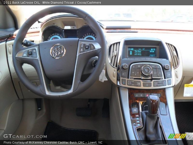 White Diamond Tricoat / Cocoa/Cashmere 2011 Buick LaCrosse CXL