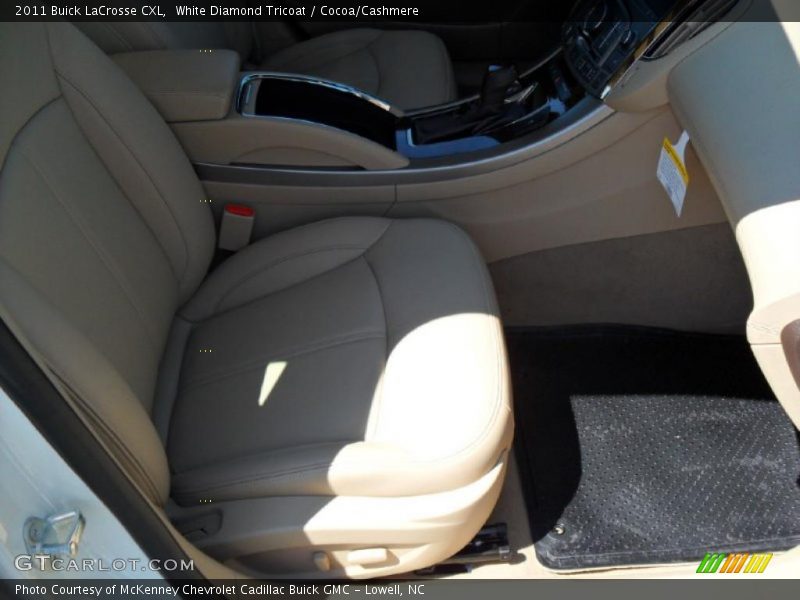 White Diamond Tricoat / Cocoa/Cashmere 2011 Buick LaCrosse CXL