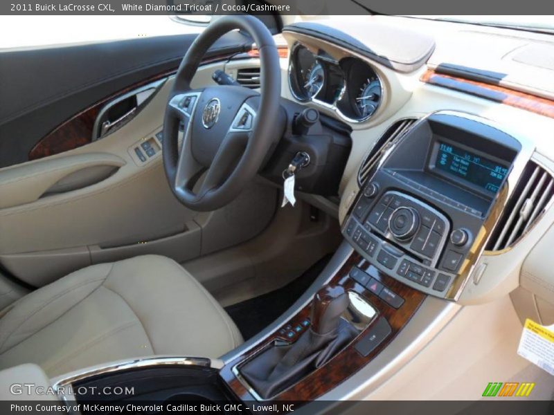 White Diamond Tricoat / Cocoa/Cashmere 2011 Buick LaCrosse CXL