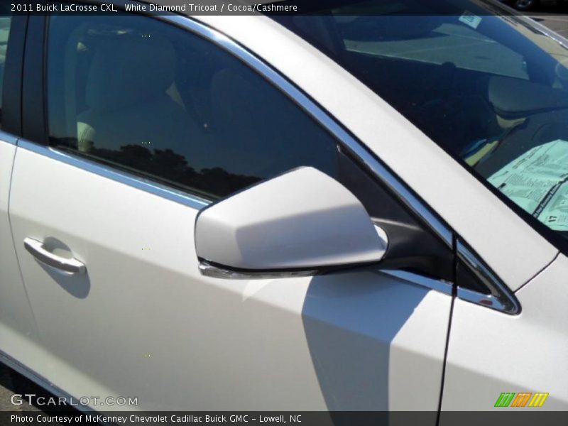 White Diamond Tricoat / Cocoa/Cashmere 2011 Buick LaCrosse CXL