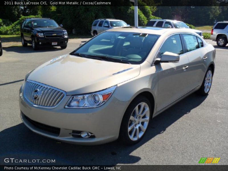 Gold Mist Metallic / Cocoa/Cashmere 2011 Buick LaCrosse CXS