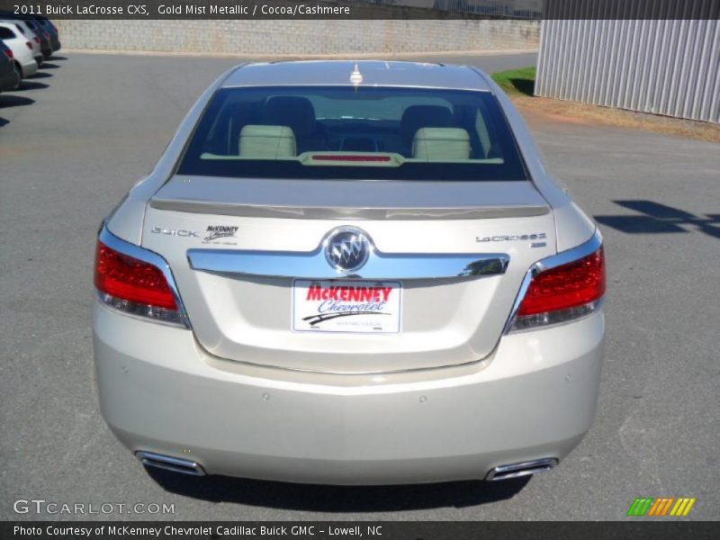 Gold Mist Metallic / Cocoa/Cashmere 2011 Buick LaCrosse CXS