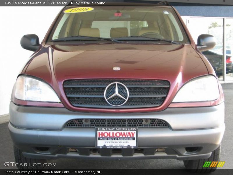 Ruby Metallic / Sand 1998 Mercedes-Benz ML 320 4Matic