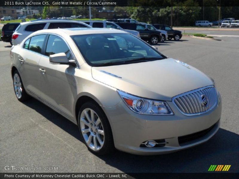 Gold Mist Metallic / Cocoa/Cashmere 2011 Buick LaCrosse CXS