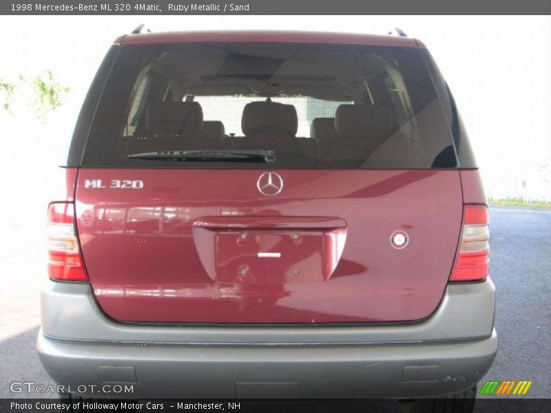 Ruby Metallic / Sand 1998 Mercedes-Benz ML 320 4Matic