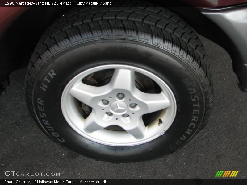 Ruby Metallic / Sand 1998 Mercedes-Benz ML 320 4Matic