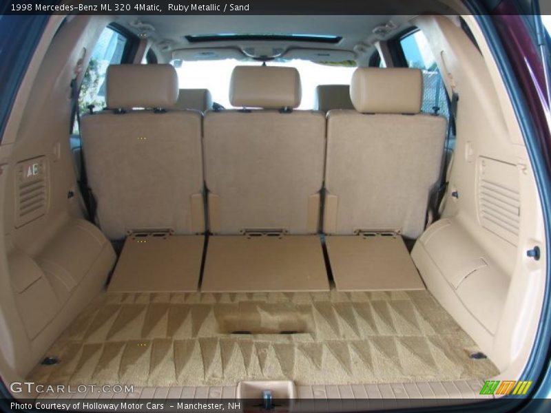 Ruby Metallic / Sand 1998 Mercedes-Benz ML 320 4Matic