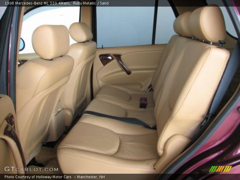 Ruby Metallic / Sand 1998 Mercedes-Benz ML 320 4Matic