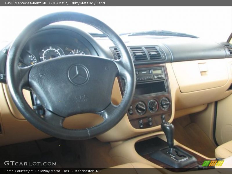 Ruby Metallic / Sand 1998 Mercedes-Benz ML 320 4Matic