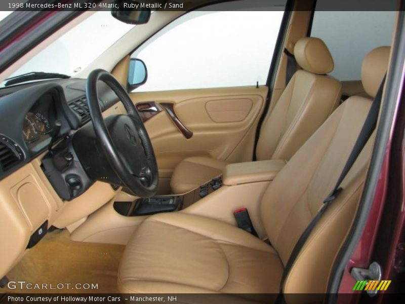 Ruby Metallic / Sand 1998 Mercedes-Benz ML 320 4Matic