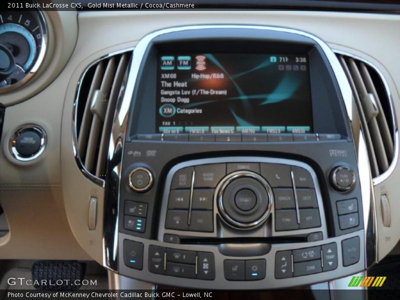 Gold Mist Metallic / Cocoa/Cashmere 2011 Buick LaCrosse CXS