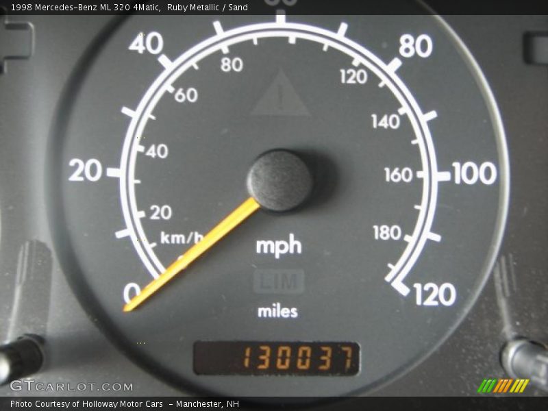 Ruby Metallic / Sand 1998 Mercedes-Benz ML 320 4Matic