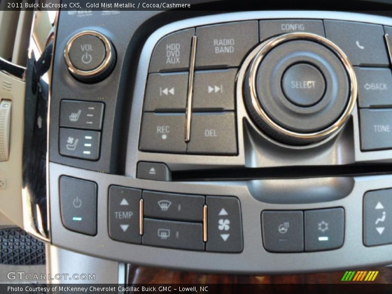 Gold Mist Metallic / Cocoa/Cashmere 2011 Buick LaCrosse CXS