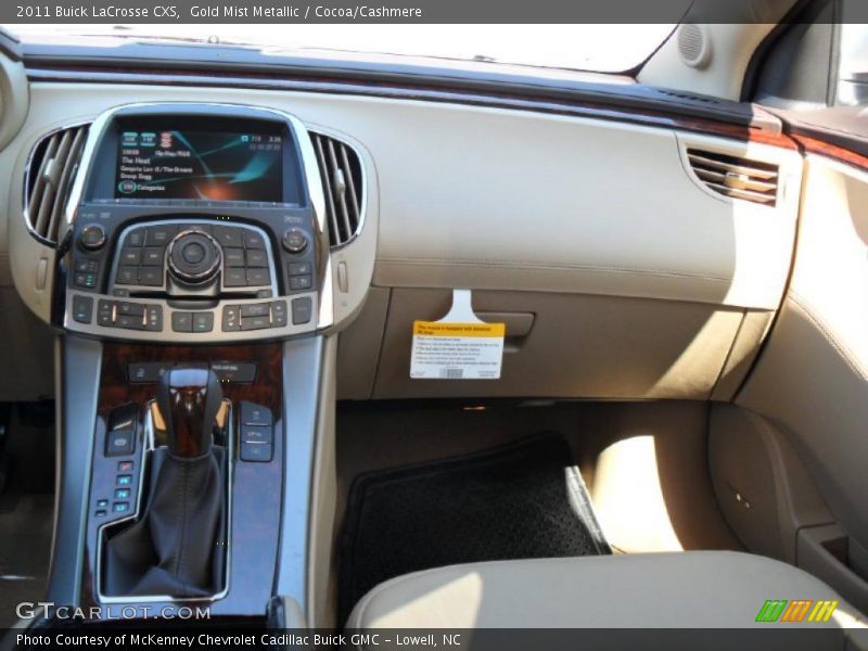 Gold Mist Metallic / Cocoa/Cashmere 2011 Buick LaCrosse CXS