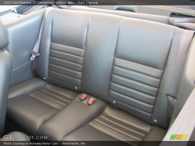 Oxford White / Dark Charcoal 2003 Ford Mustang GT Convertible