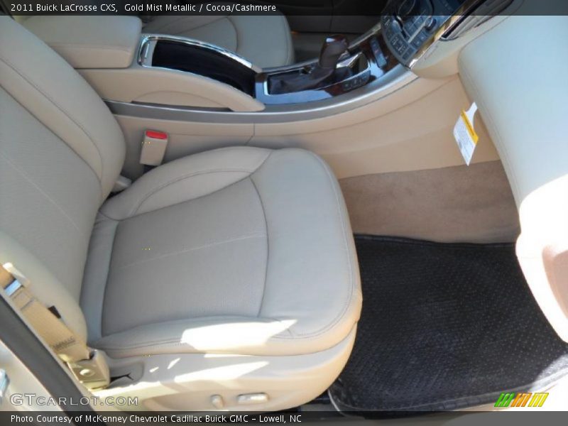 Gold Mist Metallic / Cocoa/Cashmere 2011 Buick LaCrosse CXS