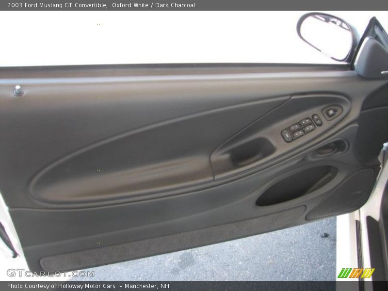 Oxford White / Dark Charcoal 2003 Ford Mustang GT Convertible