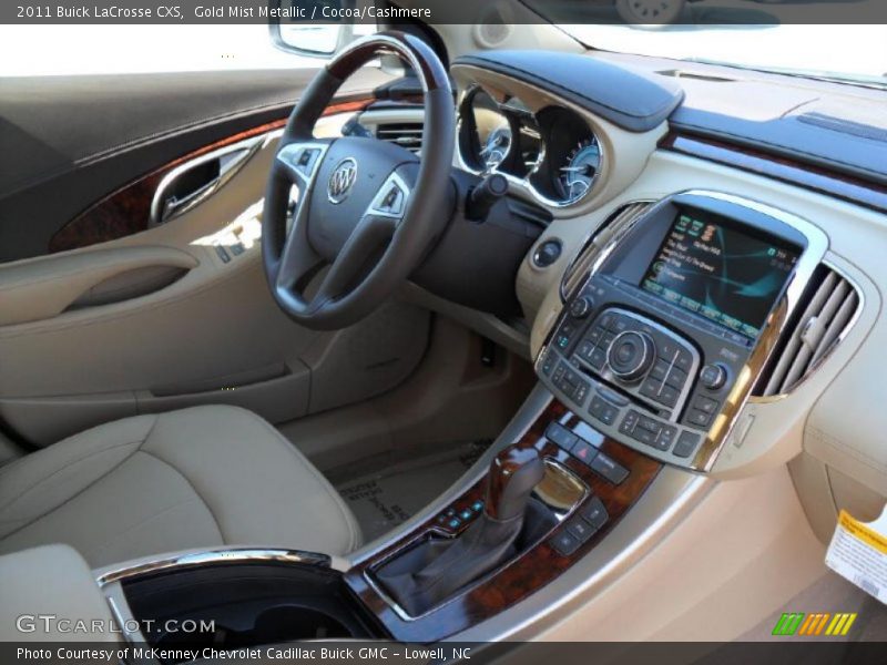 Gold Mist Metallic / Cocoa/Cashmere 2011 Buick LaCrosse CXS