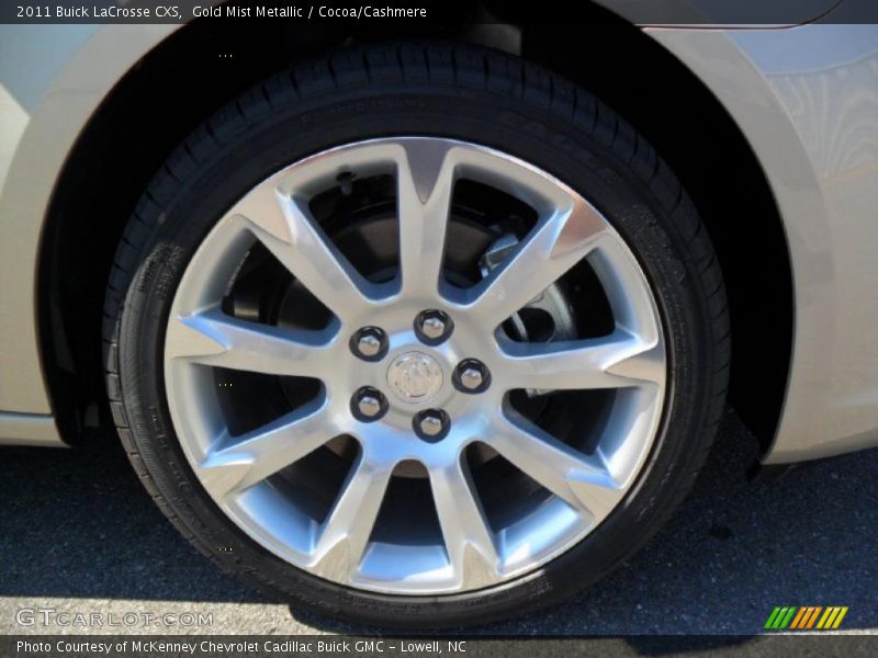 Gold Mist Metallic / Cocoa/Cashmere 2011 Buick LaCrosse CXS