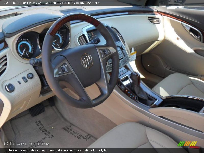 Gold Mist Metallic / Cocoa/Cashmere 2011 Buick LaCrosse CXS